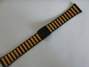 【送料無料】腕時計 ブレスレットドモントレバイカラーアシエノワールシノワールエプラケ18 19 ou 20 mm bracelet de montre bicolor acier noirci pvd noir et plaque or