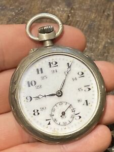 【送料無料】腕時計 アンシエンヌモントルグーセットメカニクアシエデエルネッサンスancienne montre gousset mecanique acier decors renaissance