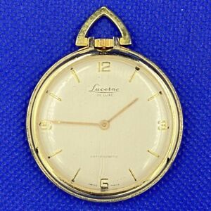 【送料無料】腕時計　ルツェルンデラックススイスアンティークポケットウォッチ