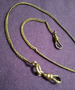 【送料無料】腕時計 ヴィンテージチェーンパーツゴールドフィルチェーンvintage watch chain parts gold fill 13 chain