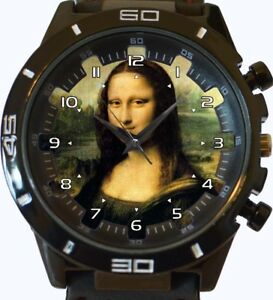 【送料無料】腕時計 モナリザスマイルレオナルドダヴィンチアートウォッチmona lisa smile leonardo da vinci beautiful art wrist watch fast uk seller