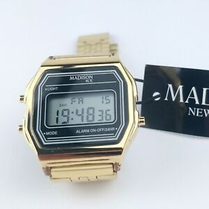 【送料無料】腕時計 マディソンニューヨークレトロステンレススチールデジタルウォッチmadison york retro wristwatch stainless steel digital watch men 【送料無料】腕時計 マディソンニューヨークレトロステンレススチールデジタルウォッチmadison york retro wristwatch stainless steel digital watch men