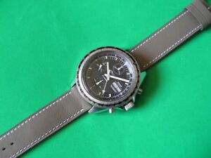 【送料無料】腕時計 ブレスレットヴァシェットテーブルカキトープクチュールブランシュ18 mm resistant bracelet vachette veritable kaki taupe couture blanche