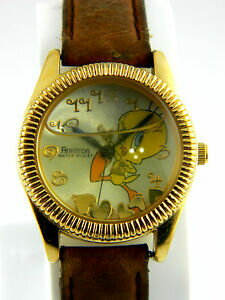 【送料無料】腕時計　バブルウォッチゴールドトーンケースアーミトロントレッティarmitron twetty in a bubble watch gold tone case