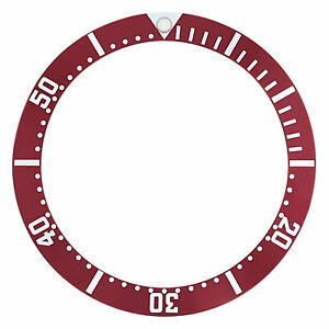 【送料無料】腕時計　ベゼルreplacement bezel insert dark red for watch 3810mm x 3050mm