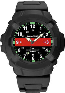 【送料無料】腕時計　アクアフォースブラックフィールドウォッチサポート