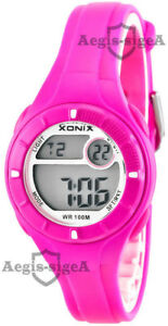 【送料無料】腕時計　デジタルdigital xonix watch for ladies and girls, multifuntion, water resistant 100m,
