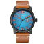 【送料無料】腕時計　ラウンドファッションカジュアルウォーターニュースポーツレザーmen watch round fashion casual water resistant sport leather wristwatch 1pc