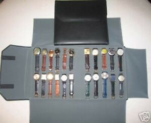 【送料無料】腕時計 ポシェットアンクワールルレンジメントドモントレスイエマpochette en cuir pour le rangement de 22 montres yema neuve