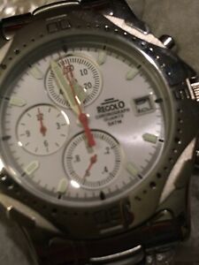 【送料無料】腕時計　レゴロクロノグラフクォーツregolo chronograph, quartz 120 sec