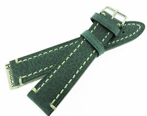 【送料無料】腕時計　ディアリバティヴィンテージデニムグリーンストラップhirsch liberty vintage denim green 20 mm watch strap, length l