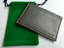 楽天hokushin【送料無料】腕時計　ハチレンスカーボンルックカードホルダーバッグhatulence carbon look cardholder in storage bag