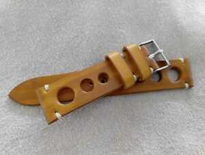 【送料無料】腕時計　シントゥリーノアーティジャーナーレレーシングティンタコニャックファトアマノスミズラ24 mm cinturino artigianale racing tinta cognac fatto a mano su misura