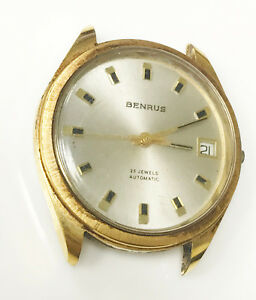 ベンラス 【送料無料】腕時計　ベンラスジュエルアナログベースメタルケースゴールドメッキスチールバックウォッチ