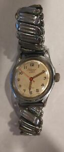 ̵ӻס饤sunrise 1940s automatic waterproof 17 j ss mens wrist watch running w401