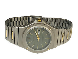 【送料無料】腕時計　ヴィンテージジュネーブメンズクォーツツートーンデイvintage geneva men’s quartz wrist watch twotone daydate nos 1980s 1243m