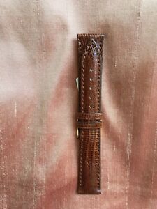 【送料無料】腕時計 モレラートテジュトカゲウォッチストラップ18 mm morellato genuine teju lizard watch strap reg tan