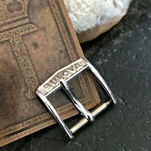 【送料無料】腕時計　ブローバヴィンテージパターンホワイトゴールドストラップバックル