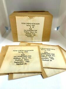 【送料無料】腕時計　ウォルサムサイズミリタリーウォッチクリックスプリングスフルボックス