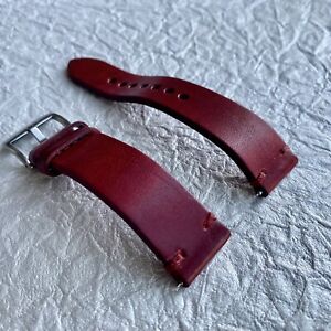 【送料無料】腕時計 ヴィンテージブラッドレッドイタリアンレザーウォッチストラップステッチ22mm vintage blood red tuscan italian leather watch strap red stitch 【送料無料】腕時計 ヴィンテージブラッドレッドイタリアンレザーウォッチストラップステッチ22mm vintage blood red tuscan italian leather watch strap red stitch