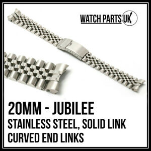 【送料無料】腕時計 ?ジュビリーステンレススチールソリッドリンクブレスレットウォッチストラップラグ?? 20mm jubilee stainless steel solid link bracelet watch strap for 20mm lugs ? 【送料無料】腕時計 ?ジュビリーステンレススチールソリッドリンクブレスレットウォッチストラップラグ?? 20mm jubilee stainless steel solid link bracelet watch strap for 20mm lugs ?