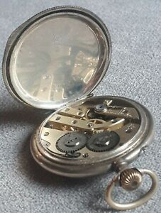 【送料無料】腕時計　シルバーポケットウォッチモントルグーセットアルジャンアレビゼヴィンテージ