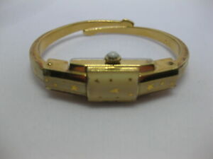 【送料無料】腕時計　ヴィンテージアリンダウォッチブレスレットゴールドトーンインカブロックワークスvintage 17 jewels arenda watch bracelet gold tone incabloc works