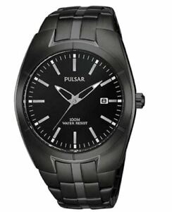 【送料無料】腕時計 パルサーゲンツイオンコーティングブレスレットpulsar gents ion coated bracelet watch pg8129x1 pnp