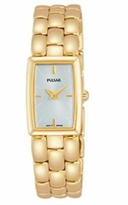 【送料無料】腕時計 パルサーレディースゴールドメッキブレスレットウォッチpulsar ladies gold plated bracelet watch pj4002x1
