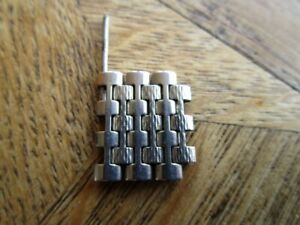 【送料無料】腕時計 ヴィンテージミリメートルバークブレスレットスチールリンクmdg vintage used zenith 3 steel links for nsa 18 mm bark bracelet for parts