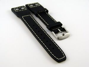 【送料無料】腕時計　ブレスレットパイロットフライヤーキュアノワールパイロットパイロットストラップリベットブラック