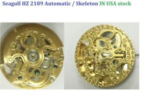 hokushin㤨̵֡ӻס륹ȥ󥴡ɥ顼 seagull hz 2189 watch movement automatic watch skeleton gold color 3 handsפβǤʤ21,980ߤˤʤޤ