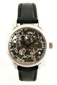 【送料無料】腕時計　アクリブスステンレススチールスケルトンakribos xxiv ak431ss womans stainless steel skeleton automatic watch