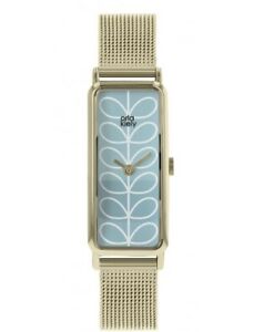 【送料無料】腕時計　ァーオルラキーリーレディースステムゴールドメッシュウォッチneues angebotbnwt orla kiely ladies stem gold mesh watch ok4074