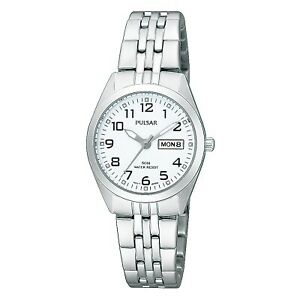 【送料無料】腕時計 パルサーレディースステンレススチールウォッチpulsar ladies stainless steel watch pn8003x1