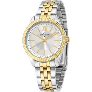 ̵ӻס⥯ΥɥƥС֥쥪å㥤åorologio uomo chronostar,quadrante silver e oro,bracciale oro acciaio,cassa 38mm