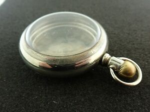 【送料無料】腕時計　ヴィンテージサイズポケットウォッチケースレバーペンデントセットシルバーオード