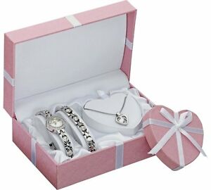 【送料無料】腕時計 シルバーブレスレットペンダントセットセットlimit ladies silver bracelet, pendant and watch set lovely gift set for wife