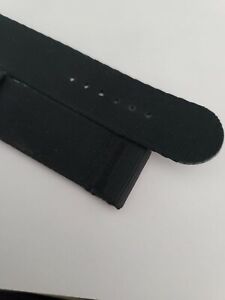 【送料無料】腕時計　ノモスガラスブラックファブリックウォッチストラップラグバックル