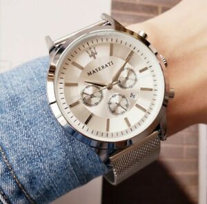 【送料無料】腕時計　オロロジョマセラティウオモヴィメントアルクアルソレプロorologio maserati uomo movimento al quarzo repl1ca