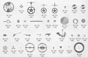 【送料無料】腕時計 ロンジンカルムーブメントパーツバレルアーバーアルベロバリレットlongines cal 30ch watch movement parts 195 barrel arbor albero bariletto