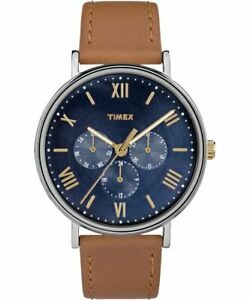 ̵ӻסॹӥ塼ޥե󥯥󥺥󥹥ȥåtimex southview multifunction tw2r291009j mens wristwatch with tan strap
