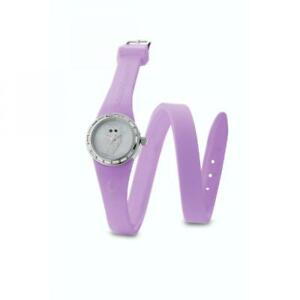 【送料無料】腕時計 オロロジョロベルトジャノッティミスターデッラノッテドッピオジロシリコーンリラorologio roberto giannotti misteri della notte omn147 doppio giro silicone lilla