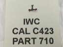 【送料無料】腕時計　パートiwc cal c423 part 710