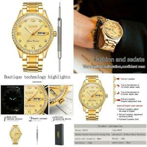 【送料無料】腕時計　オレフクラシックウォッチカレンダーアナログクォートolevs classic luxury watches for men watch calendar 2020 waterproof analog quart