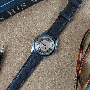 【送料無料】腕時計　ダチョウレザーウォッチストラップダークブラウンgenuine ostrich leather watch strap dark brown 18mm19mm20mm