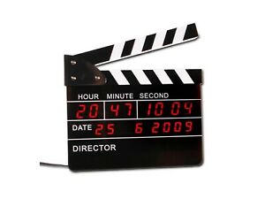 【送料無料】腕時計　ルックデジタルレギークラッペフィルムクラッペクラッパーボードテーブル