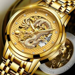 ̵ӻסɥ饴󥹥ȥ󥦥åǥlige dragon skeleton automatic watch model 9847