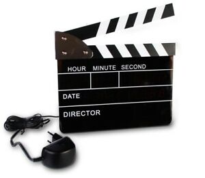 【送料無料】腕時計　ルックデジタルレギークラッペフィルムクラッペクラッパーボードテーブル