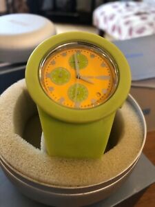 アレッシィ 腕時計（メンズ） 【送料無料】腕時計　アレッシリストウォッチライムグリーンステファノピロヴァーノalessi wrist watch lime green stefano pirovano